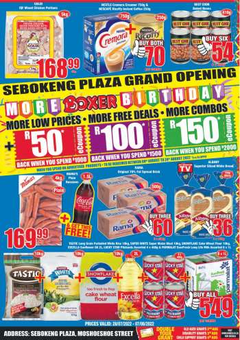 Boxer catalogue  - 28/07/2022 - 07/08/2022.