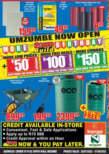 Boxer catalogue  - 28/07/2022 - 07/08/2022.