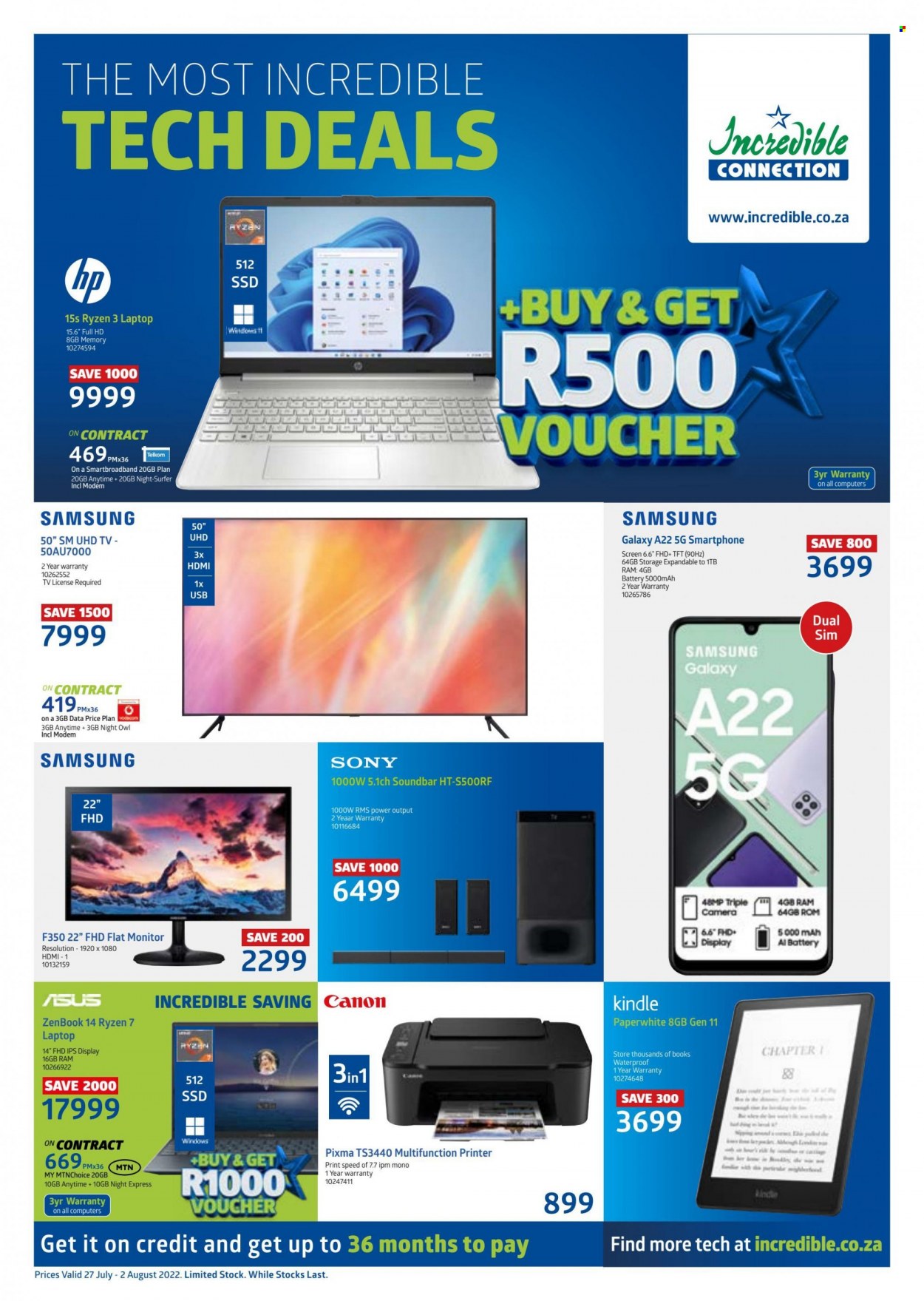 Incredible Connection specials - 27/07/2022 - 02/08/2022. Page 1