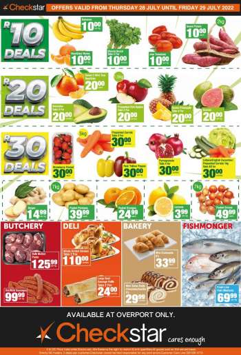 Checkstar catalogue  - 28/07/2022 - 29/07/2022.