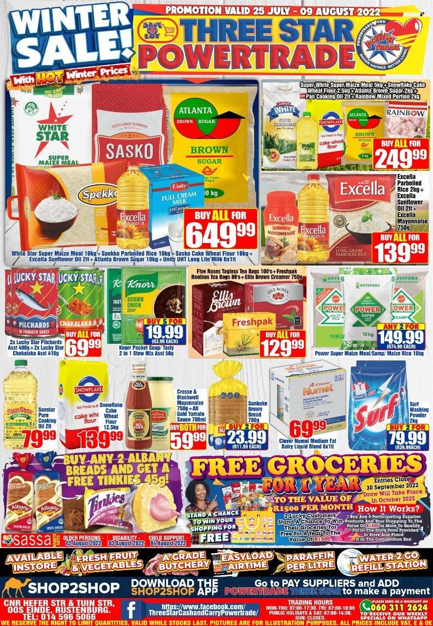 Three Star Cash and Carry specials - 25/07/2022 - 09/08/2022. Page 1