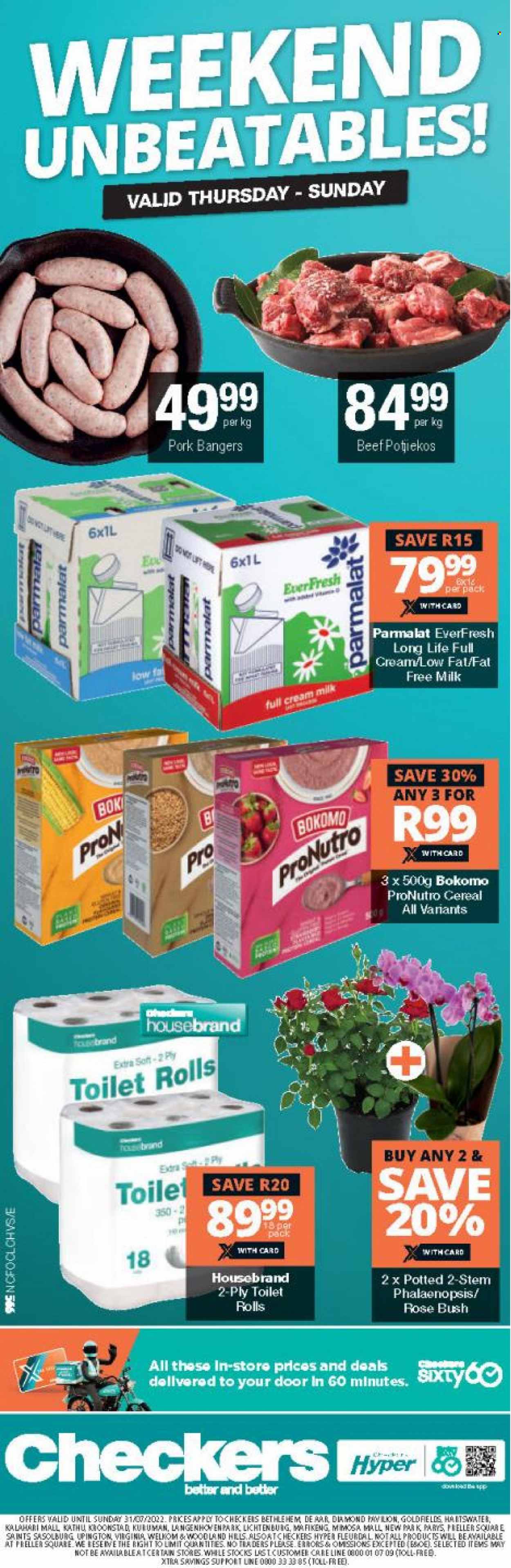 Checkers specials - 28/07/2022 - 31/07/2022. Page 1