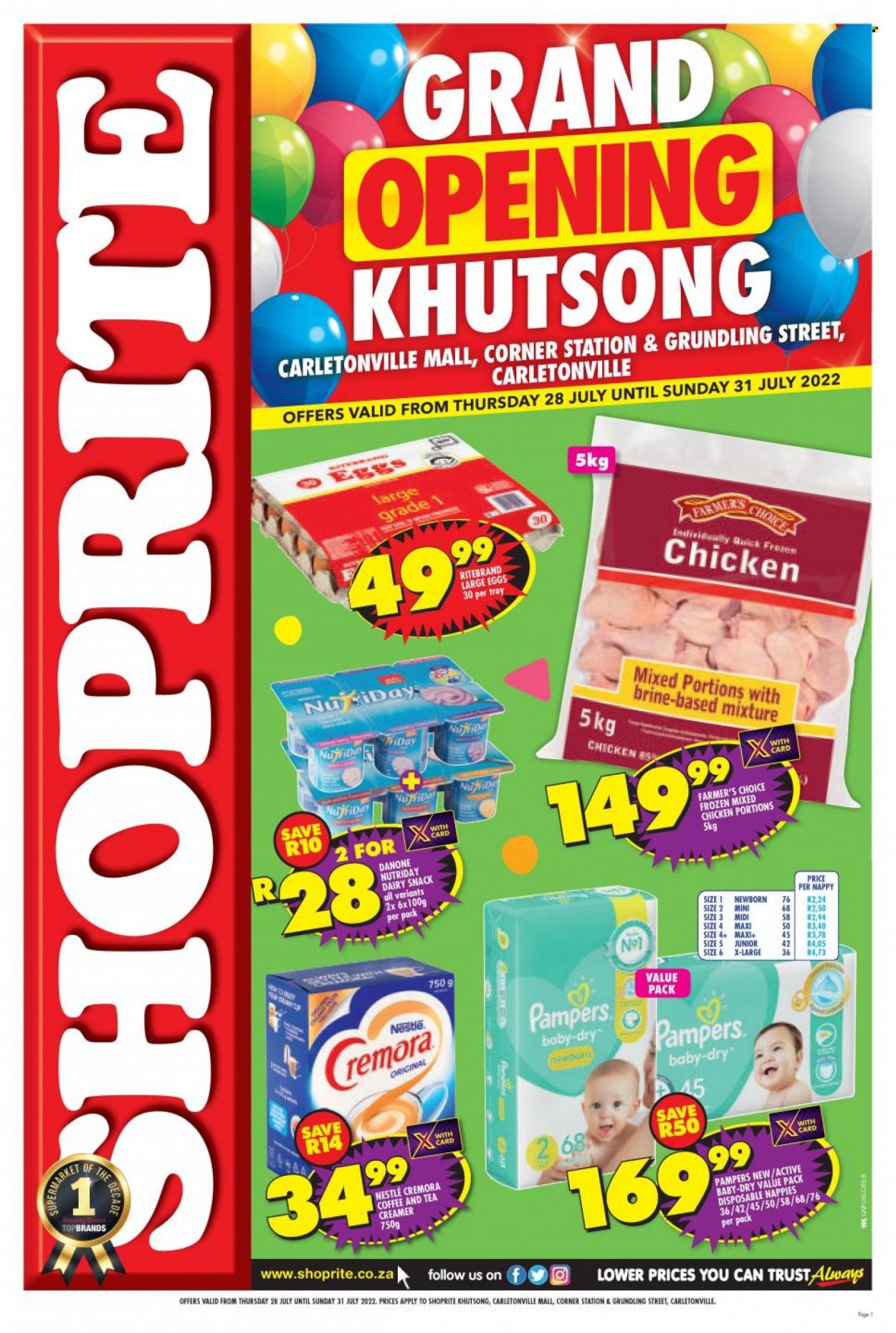 Shoprite specials - 28/07/2022 - 31/07/2022. Page 1