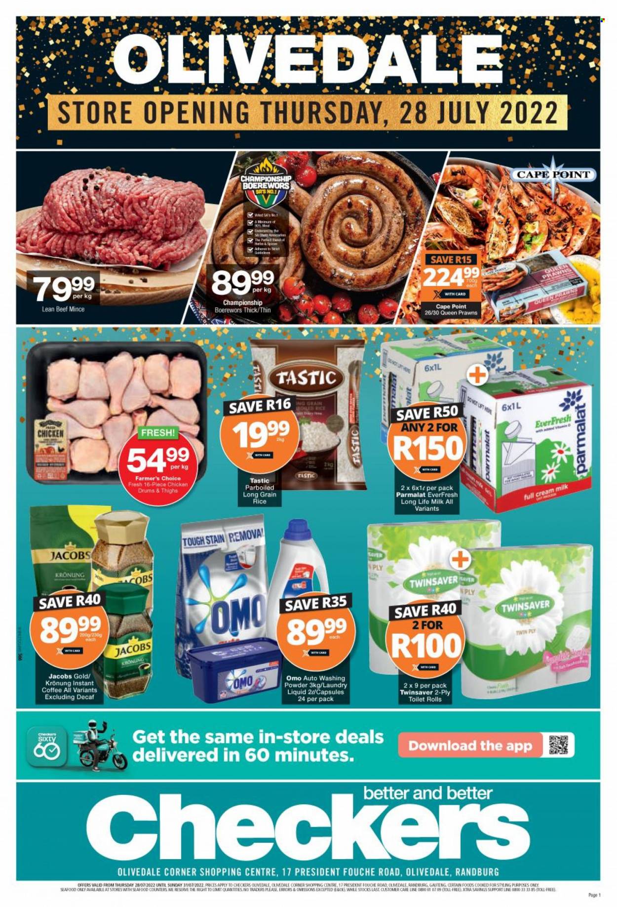 Checkers specials - 28/07/2022 - 31/07/2022. Page 1