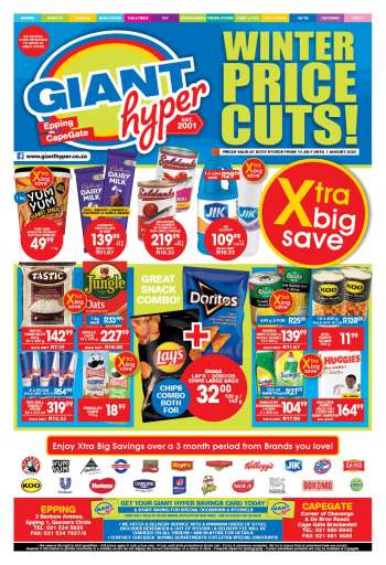 Giant Hyper catalogue  - 19/07/2022 - 07/08/2022.