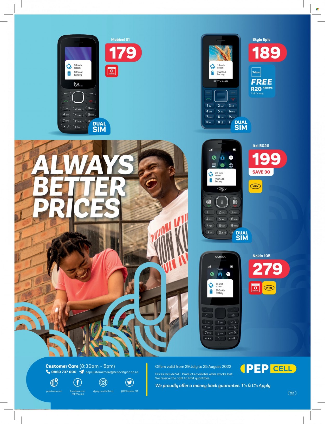PEP CELL specials - 29/07/2022 - 25/08/2022. Page 8