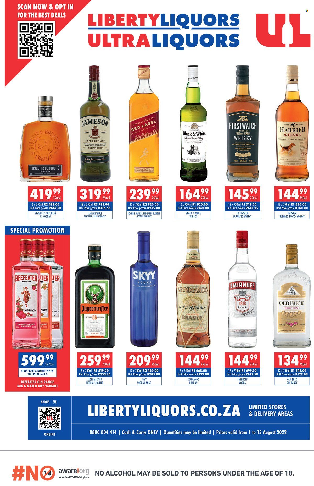 Liberty Liquors specials - 01/08/2022 - 15/08/2022. Page 1