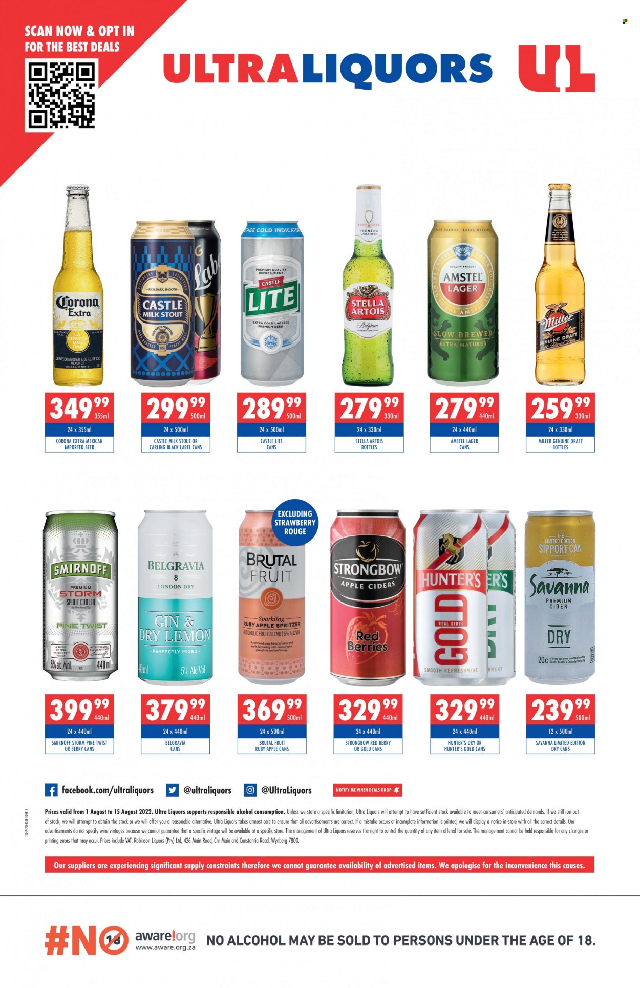 Ultra Liquors specials - 01/08/2022 - 15/08/2022. Page 4