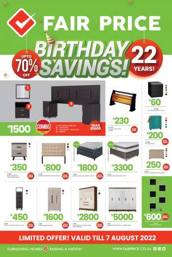 Fair Price catalogue  - 01/08/2022 - 07/08/2022.