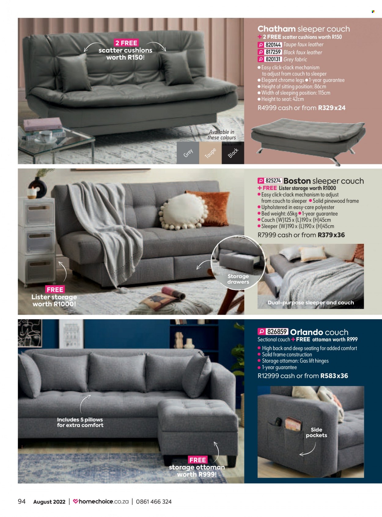HomeChoice specials - 01/08/2022 - 31/08/2022. Page 94