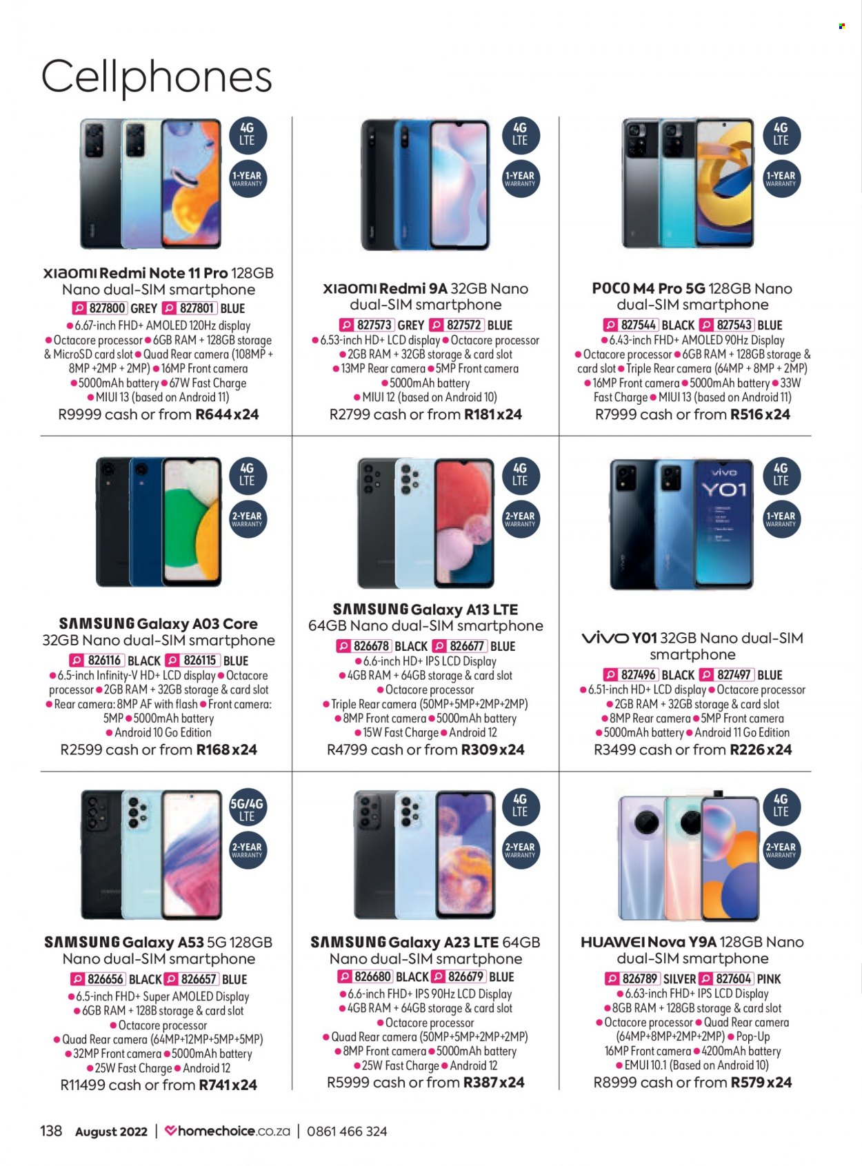 HomeChoice specials - 01/08/2022 - 31/08/2022. Page 138