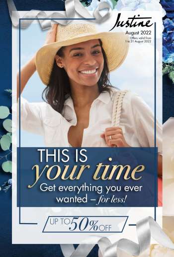 Justine catalogue  - 01/08/2022 - 31/08/2022.