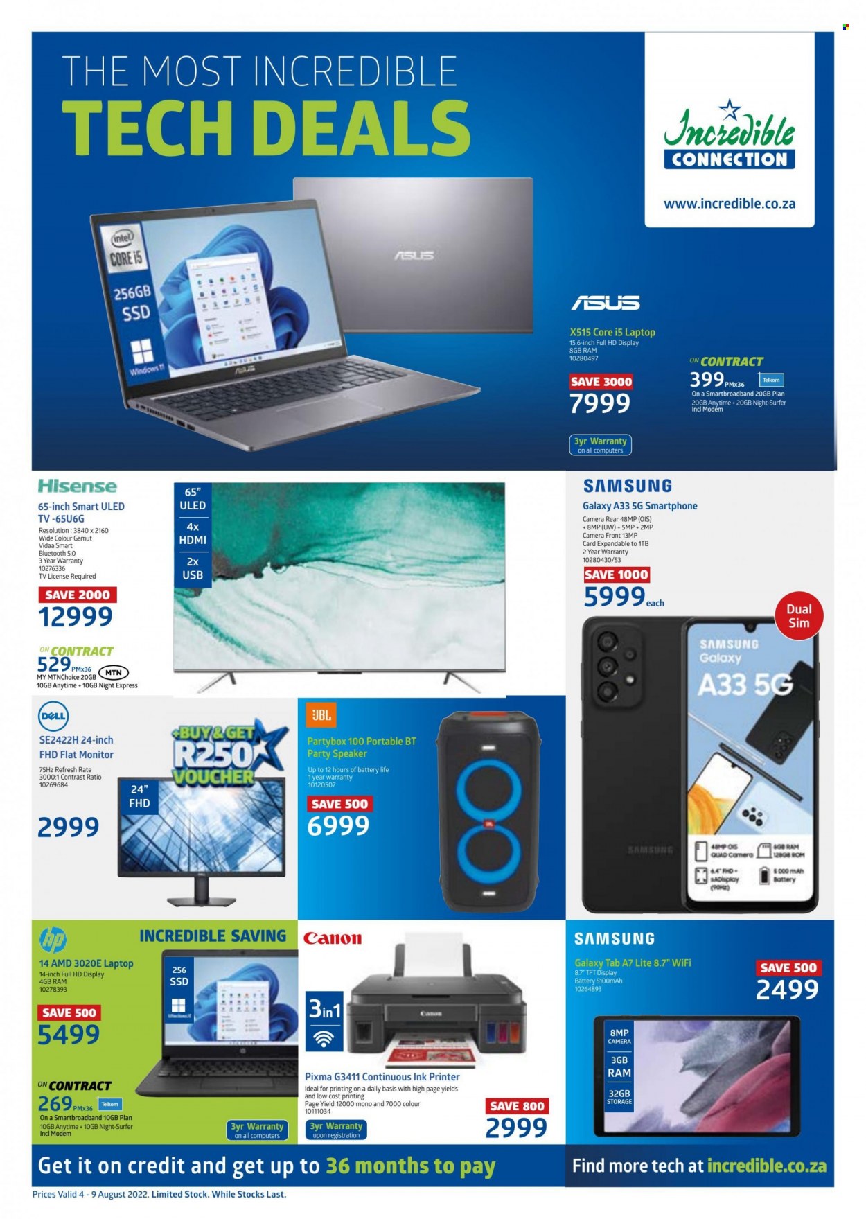 Incredible Connection specials - 04/08/2022 - 09/08/2022. Page 1
