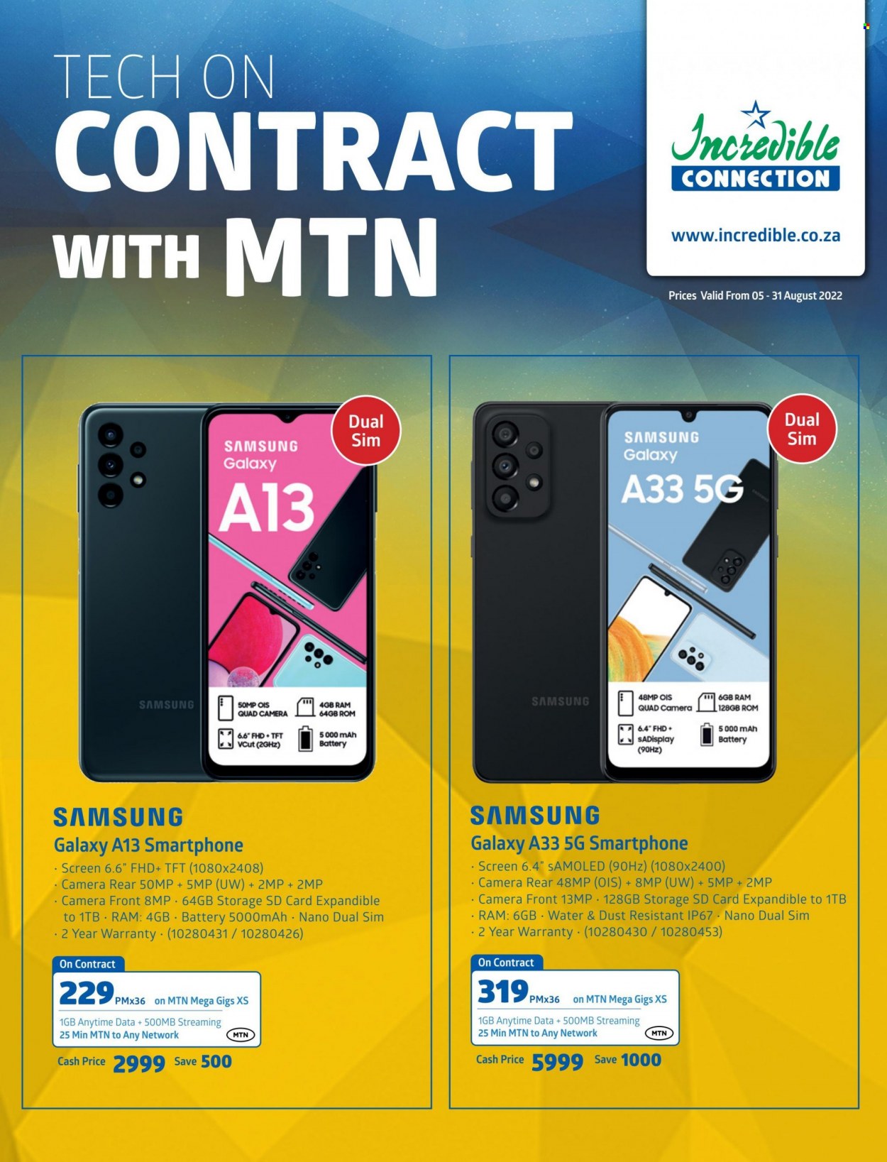 Incredible Connection specials - 05/08/2022 - 31/08/2022. Page 1