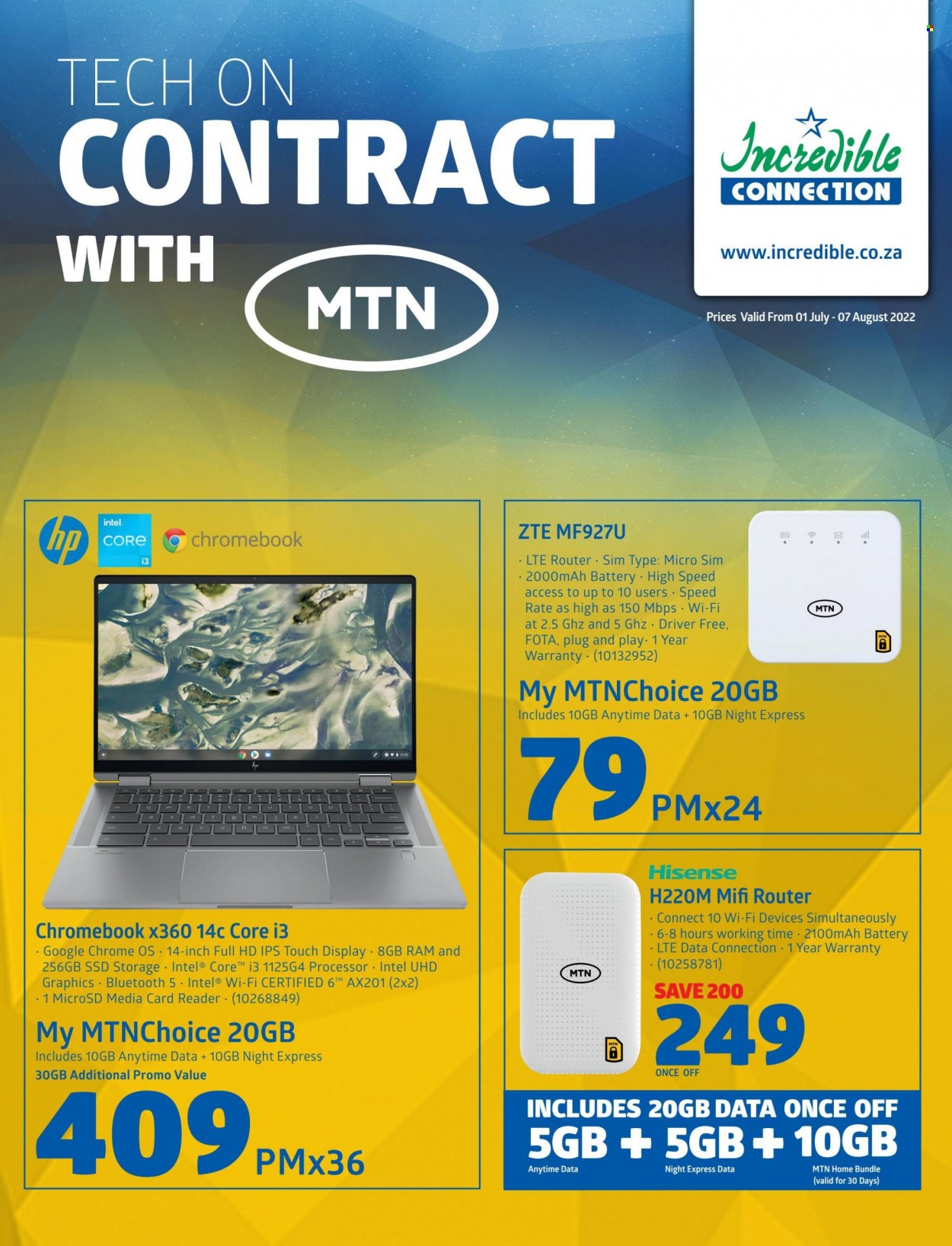 Incredible Connection specials - 01/07/2022 - 07/08/2022. Page 1