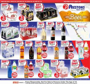 Prestons Liquor Stores catalogue  - 04/08/2022 - 07/08/2022.