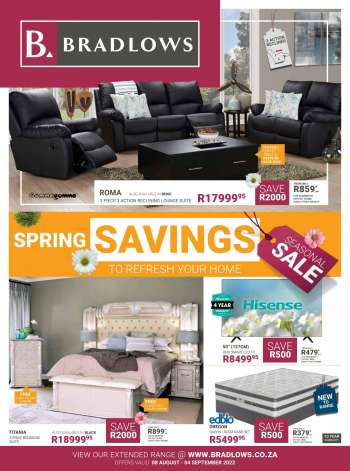 Bradlows catalogue  - 08/08/2022 - 04/09/2022.
