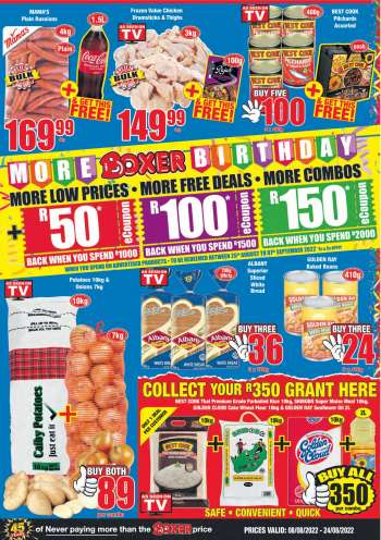 Boxer catalogue  - 08/08/2022 - 24/08/2022.