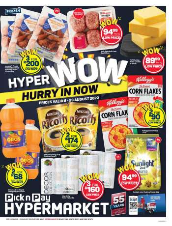 Pick n Pay Hypermarket catalogue  - 08/08/2022 - 23/08/2022.