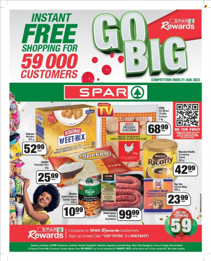 SPAR specials - 08/08/2022 - 21/08/2022. Page 1