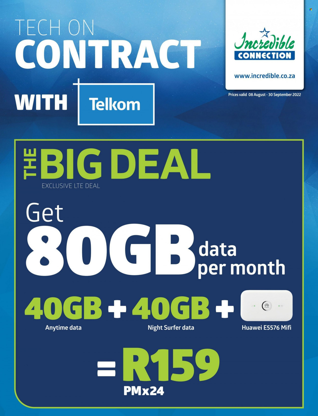 Incredible Connection specials - 08/08/2022 - 30/09/2022. Page 1