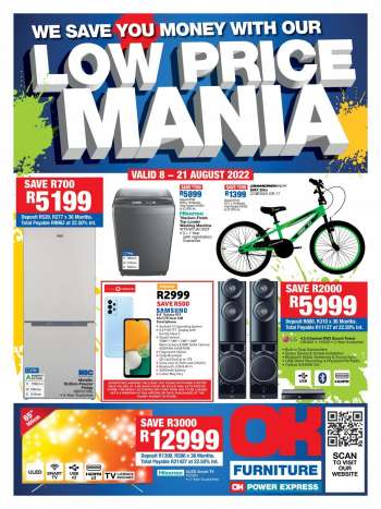OK Furniture catalogue  - 08/08/2022 - 21/08/2022.