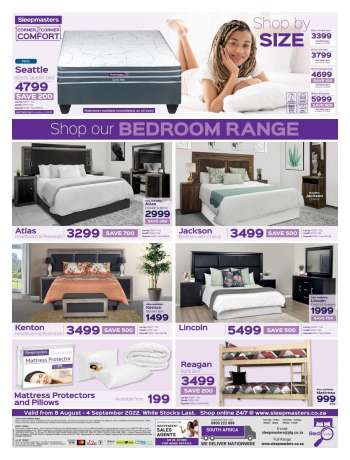 Sleepmasters catalogue  - 08/08/2022 - 04/09/2022.