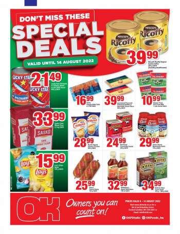 OK Foods catalogue  - 08/08/2022 - 14/08/2022.