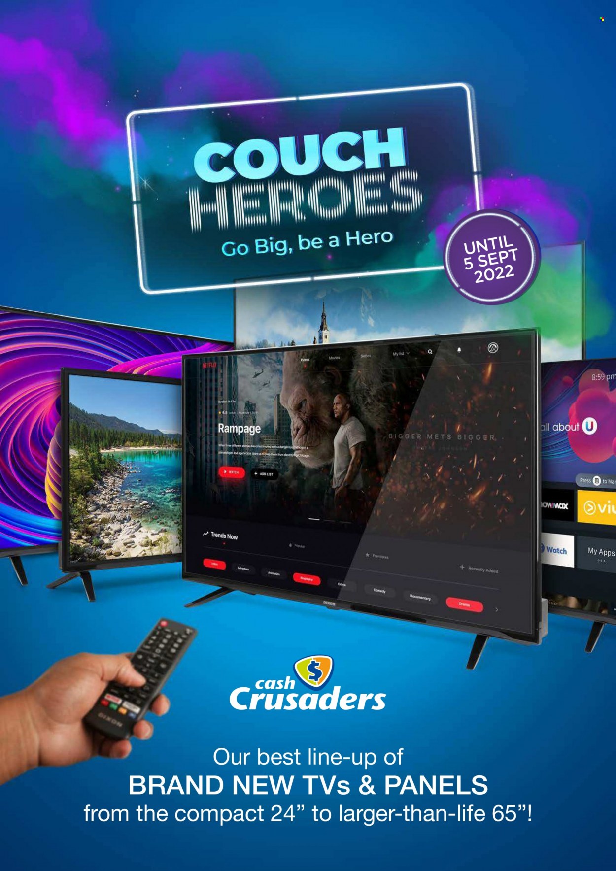 Cash Crusaders specials - 08/08/2022 - 05/09/2022. Page 1