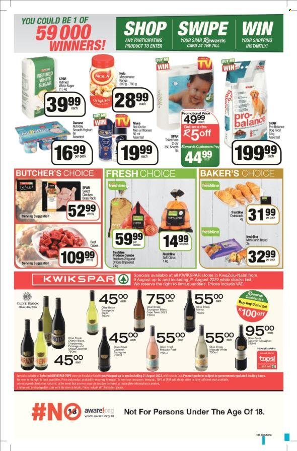 SPAR specials - 09/08/2022 - 21/08/2022. Page 2