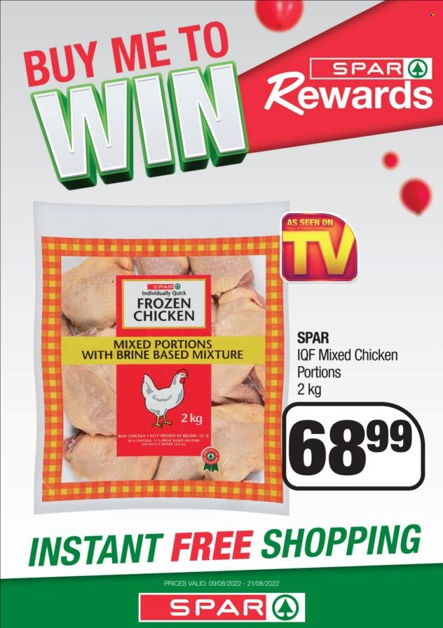 SPAR specials - 09/08/2022 - 21/08/2022. Page 1