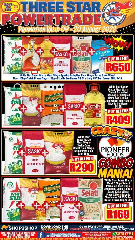 Three Star Cash and Carry specials - 09/08/2022 - 20/08/2022. Page 1