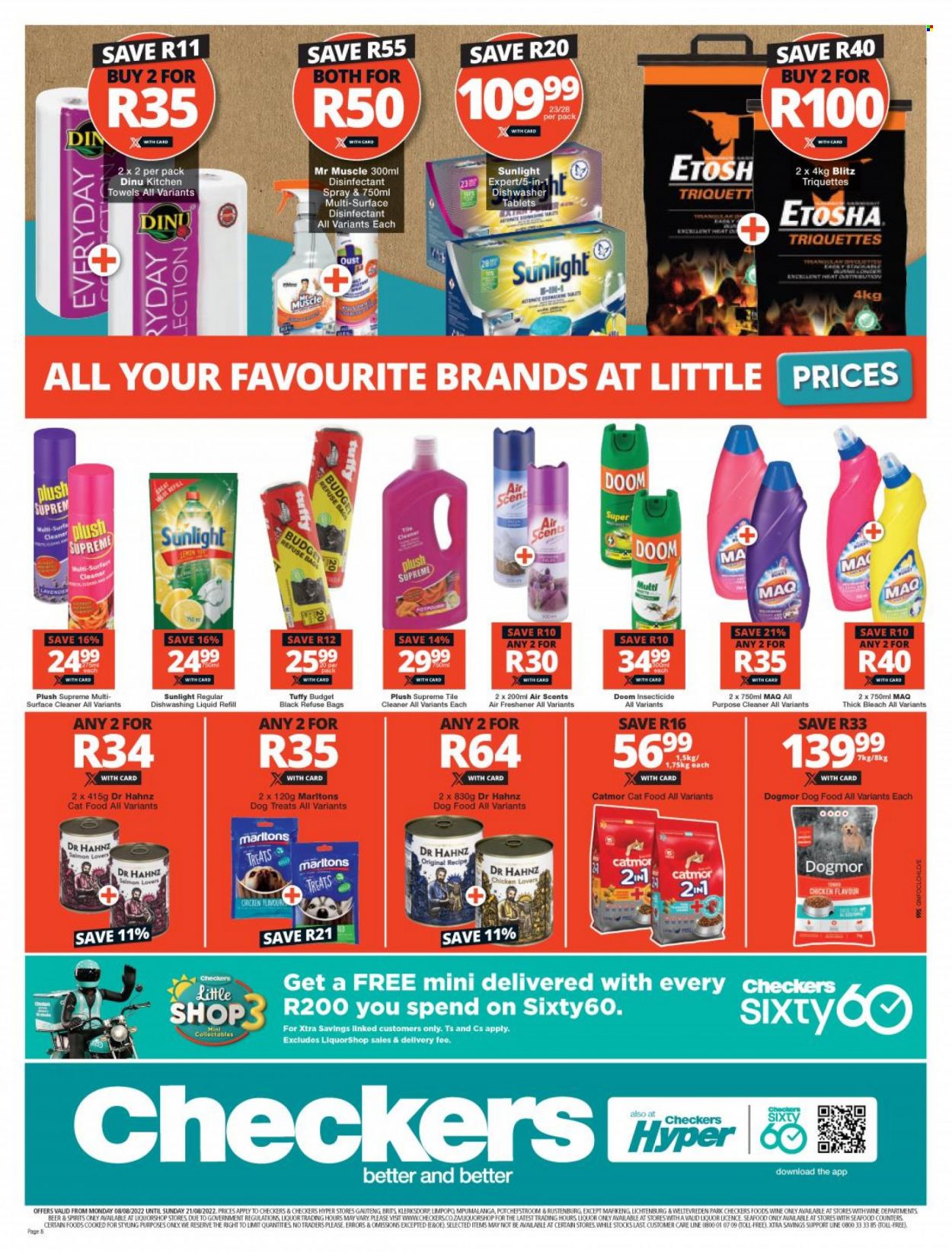 Checkers specials - 08/08/2022 - 21/08/2022. Page 8