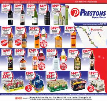 Prestons Liquor Stores catalogue  - 11/08/2022 - 14/08/2022.