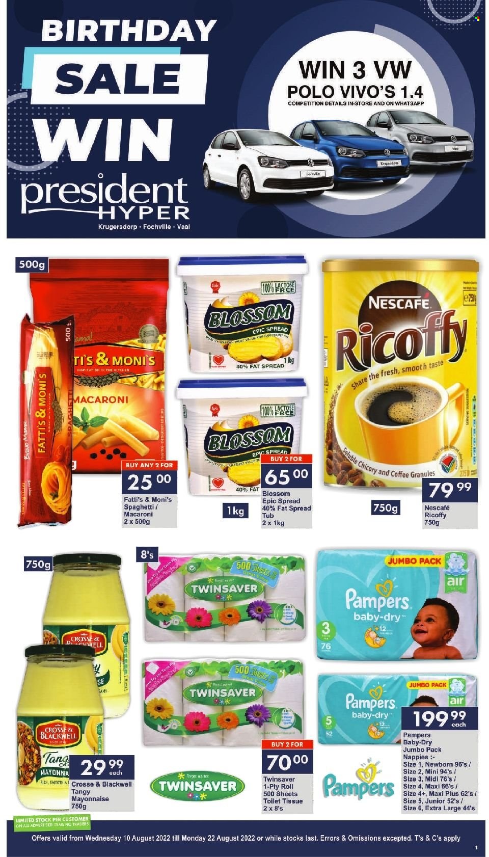 President Hyper specials - 10/08/2022 - 22/08/2022. Page 1