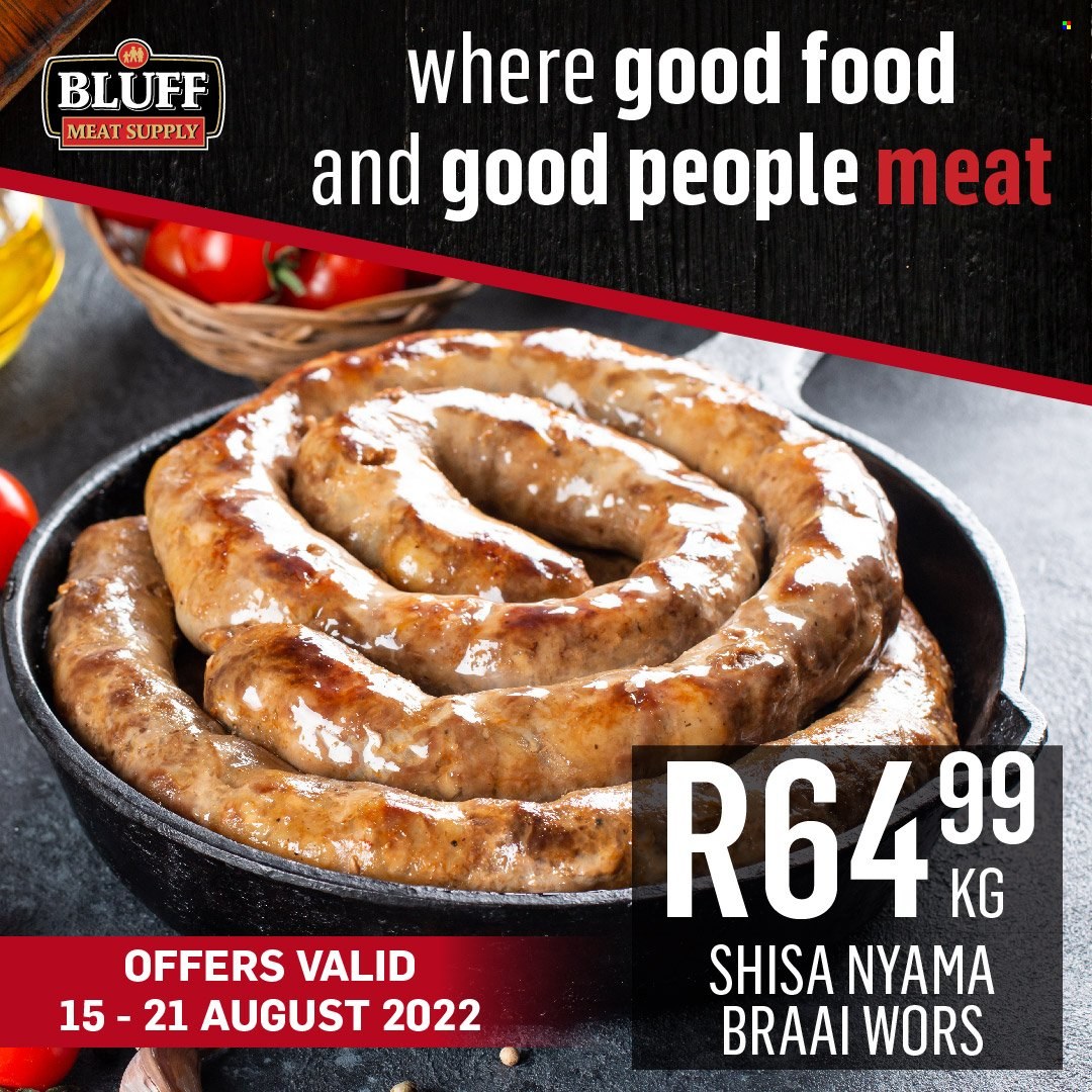 Bluff Meat Supply specials - 15/08/2022 - 21/08/2022. Page 6