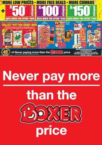 Boxer catalogue  - 15/08/2022 - 21/08/2022.