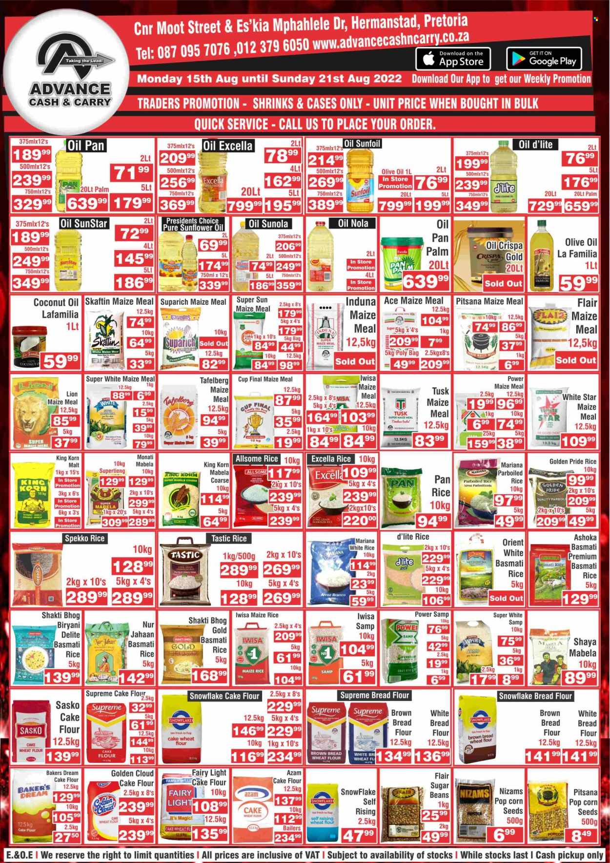 Advance Cash & Carry specials - 15/08/2022 - 21/08/2022. Page 1