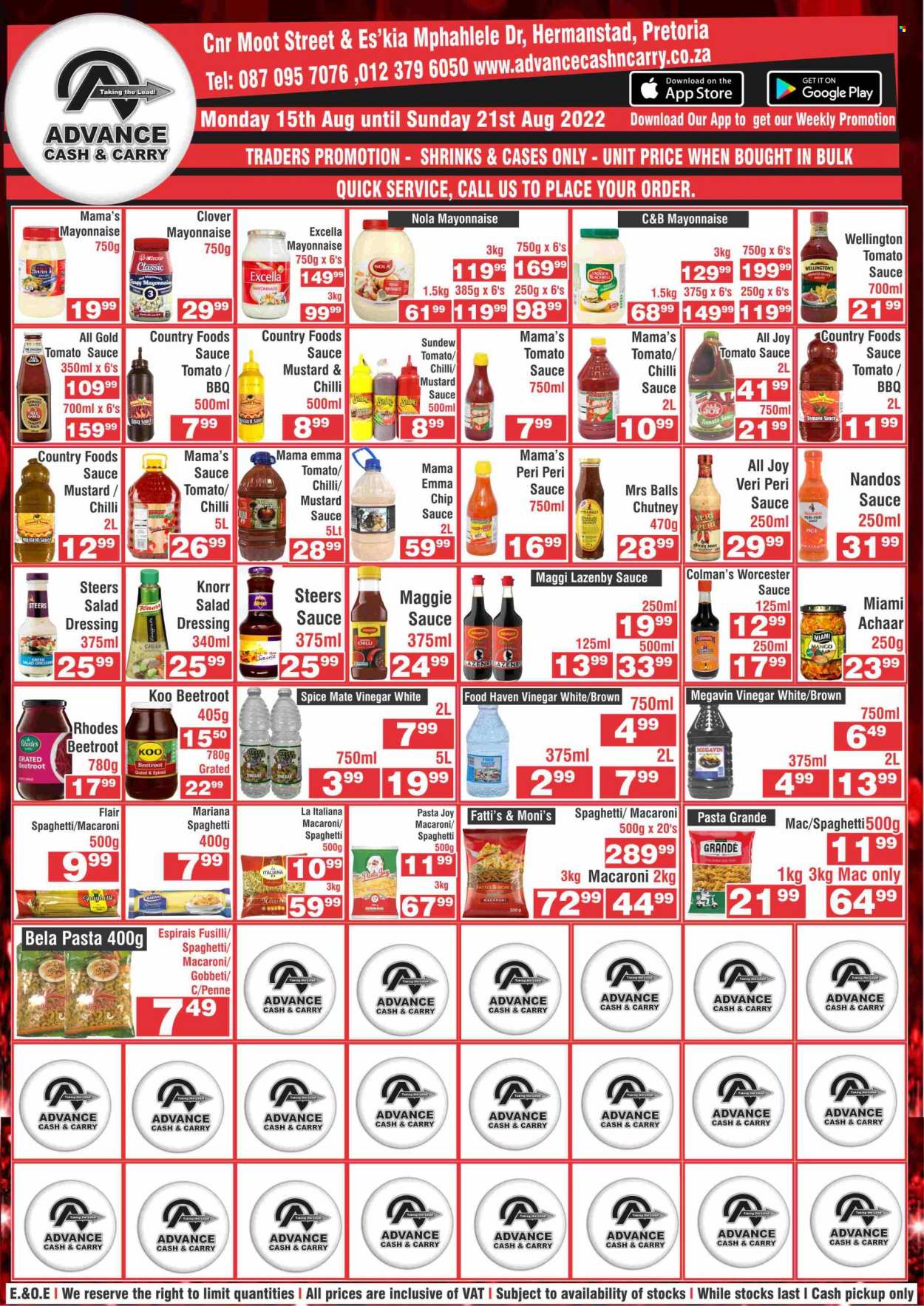Advance Cash & Carry specials - 15/08/2022 - 21/08/2022. Page 3