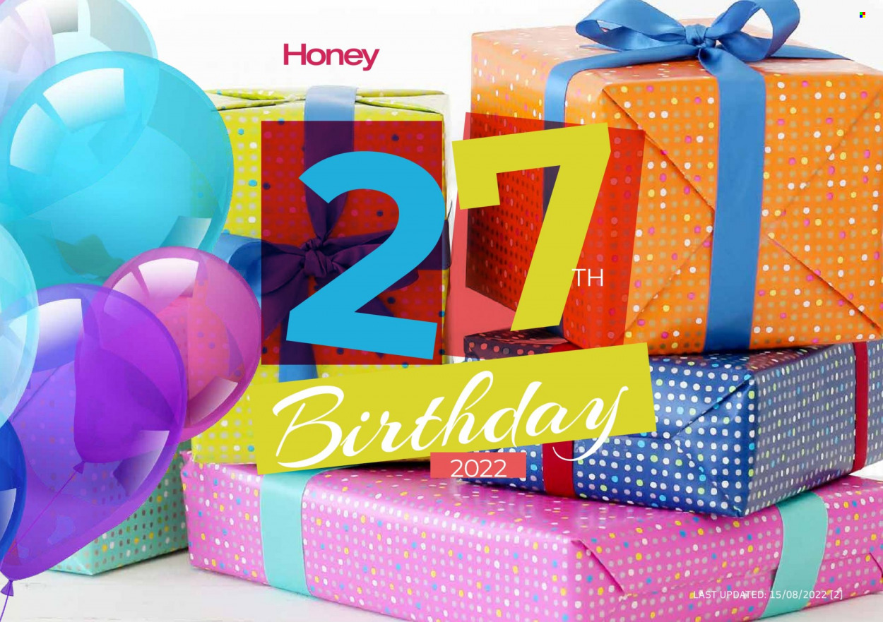 Honey specials. Page 1