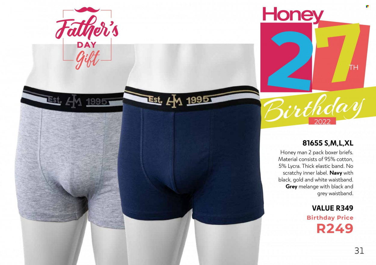 Honey specials. Page 33