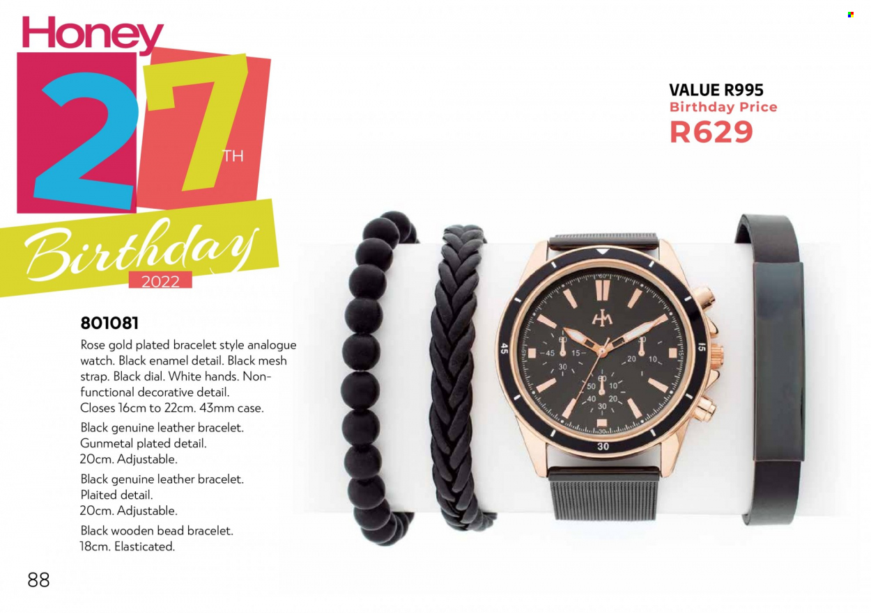 Honey specials. Page 90