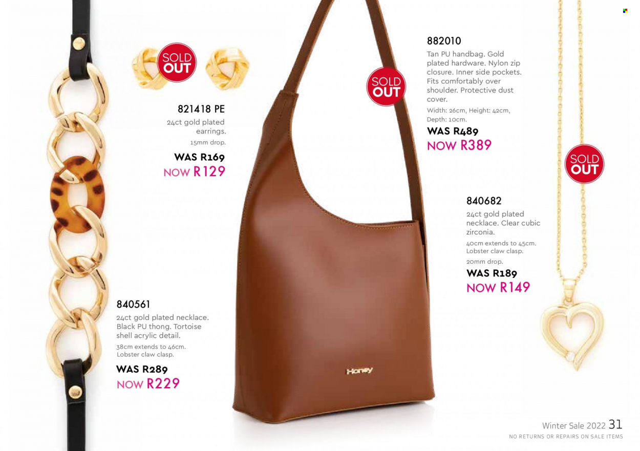 Honey specials. Page 33