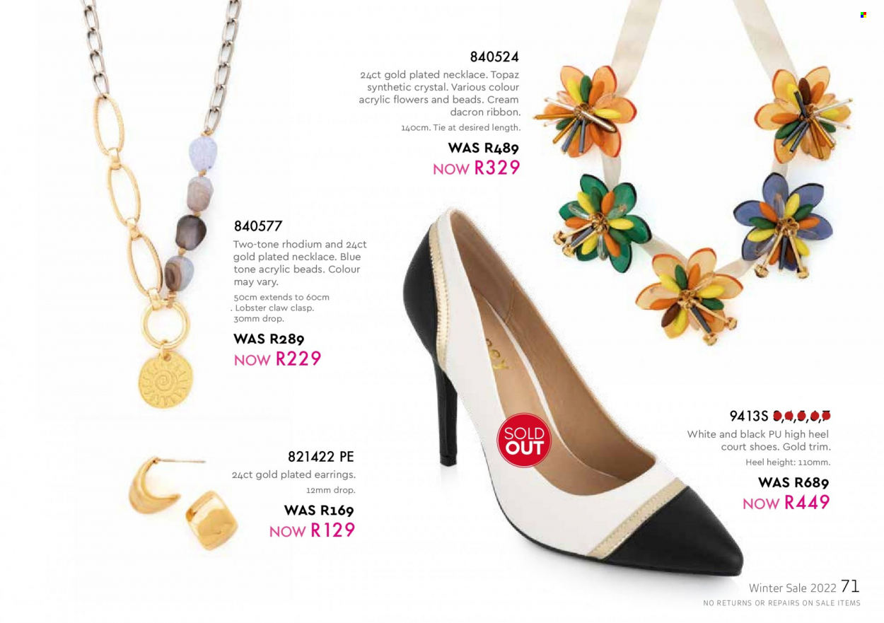 Honey specials. Page 73