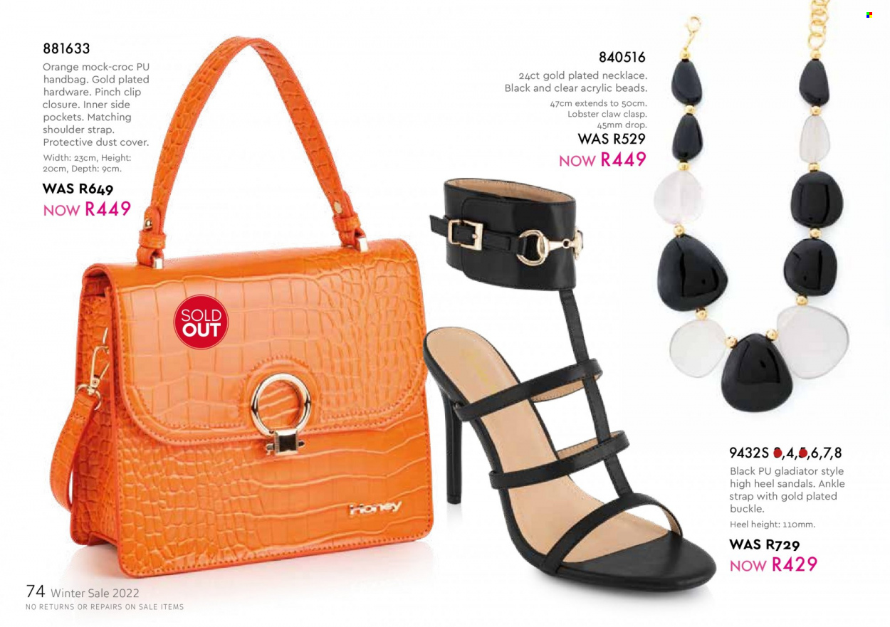 Honey specials. Page 76