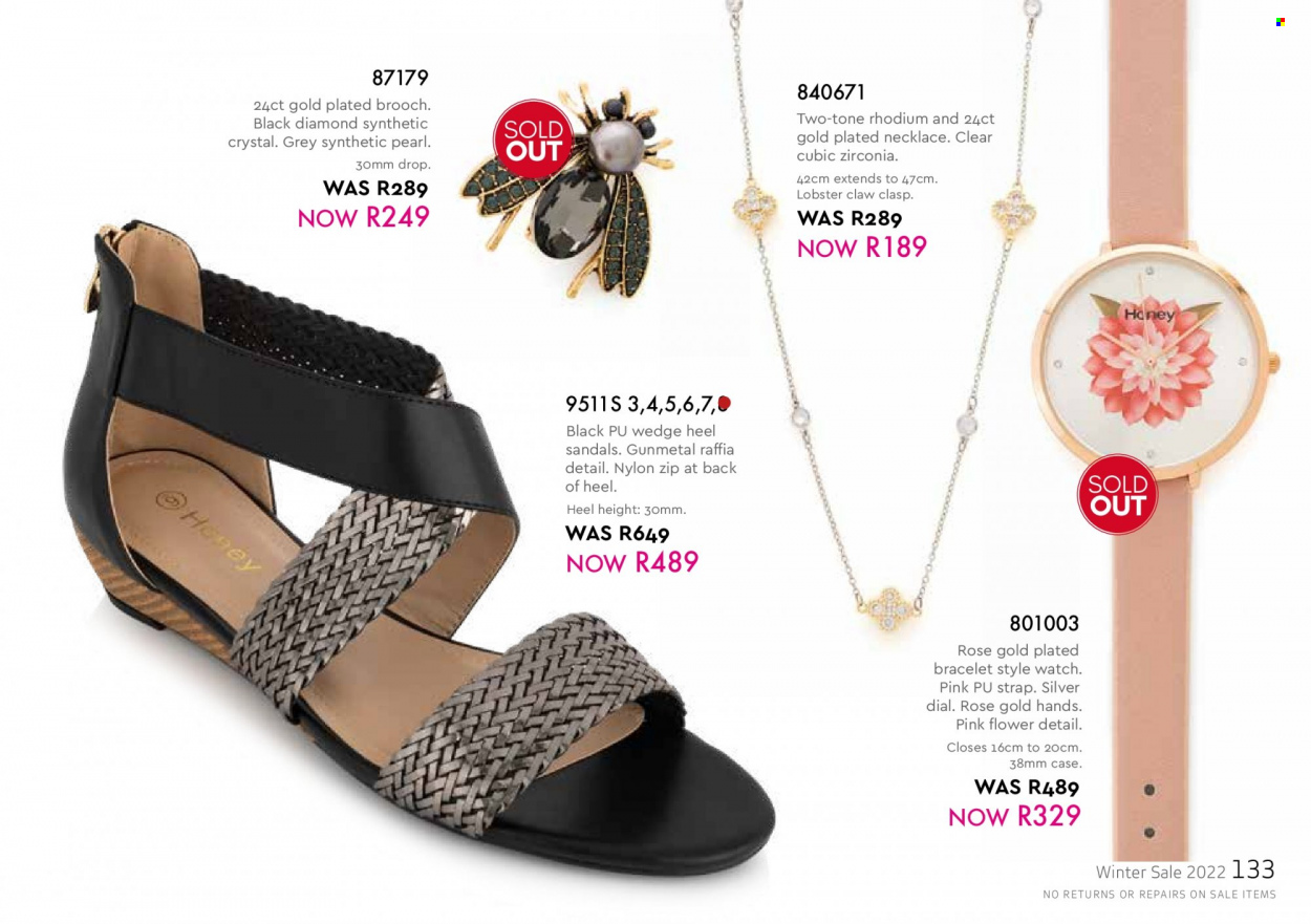 Honey specials. Page 135