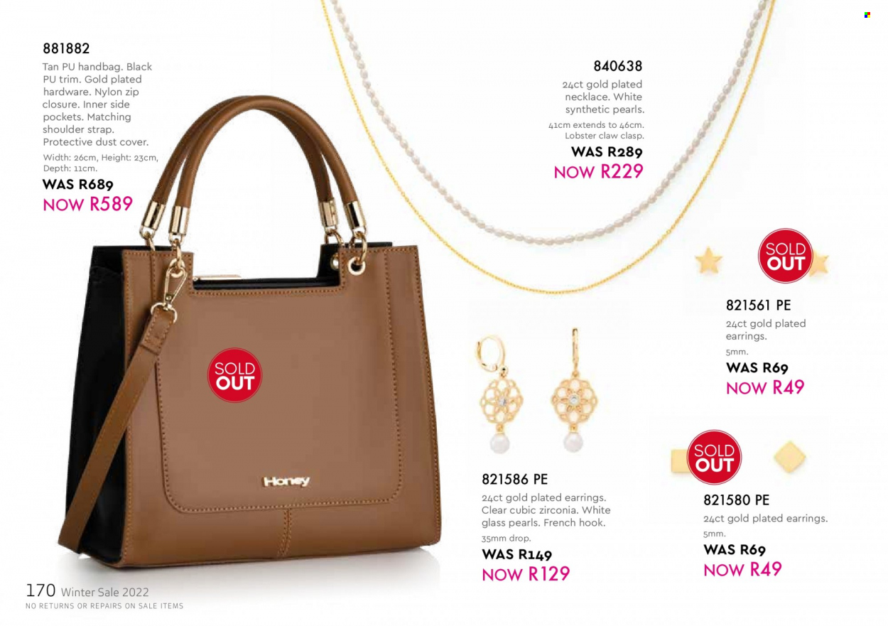Honey specials. Page 172