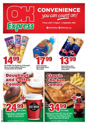 OK Foods catalogue  - 17/08/2022 - 14/09/2022.