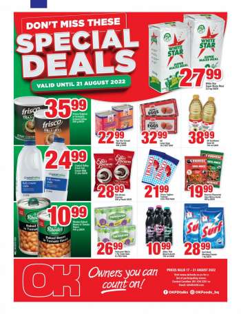 OK Foods catalogue  - 17/08/2022 - 21/08/2022.