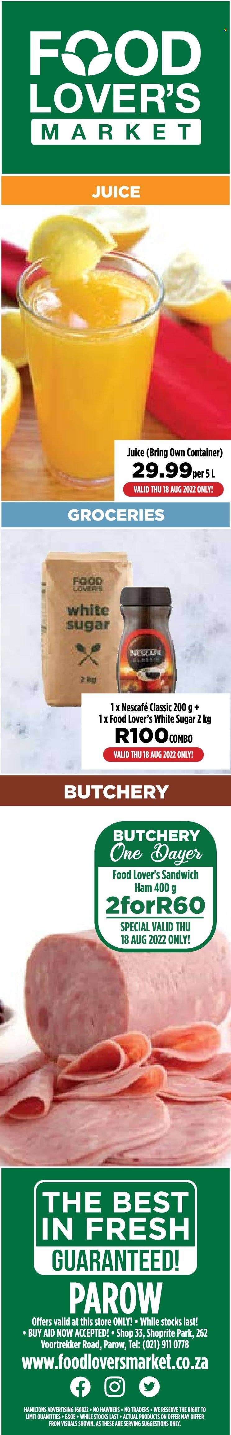 Food Lover's Market specials - 18/08/2022 - 18/08/2022. Page 1